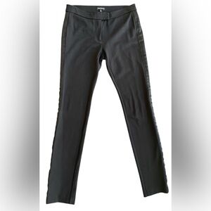 Juicy Couture Black Pants Women’s Size 0 Satin Side Stripe Dressy Tuxedo Style
